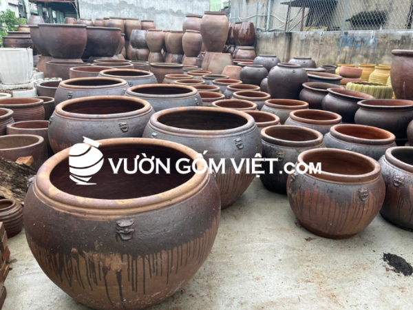 chậu đất đen