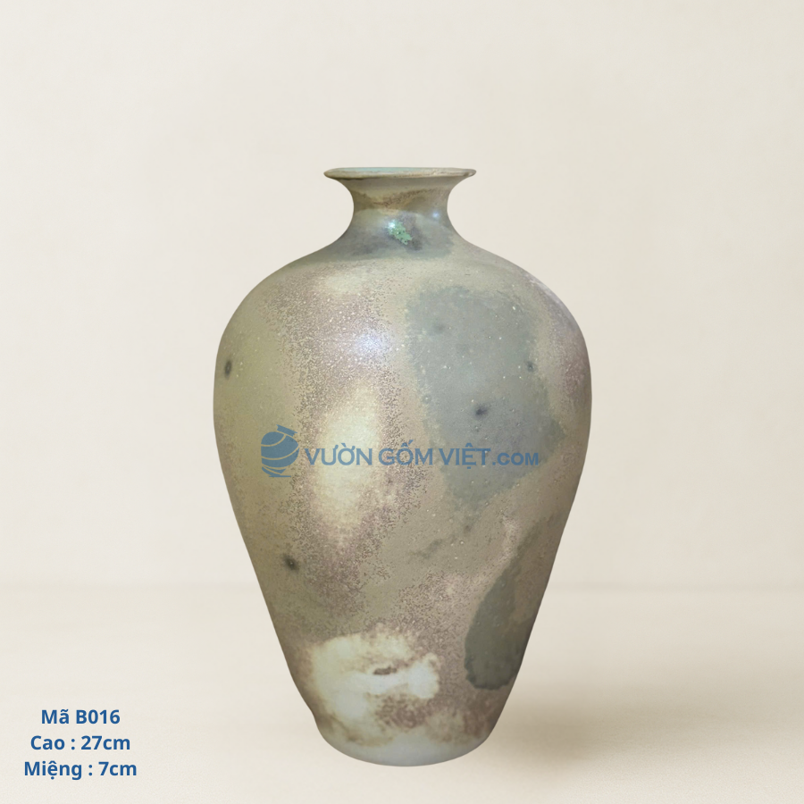 Lọ Cắm Hoa Men Đẹp - B016