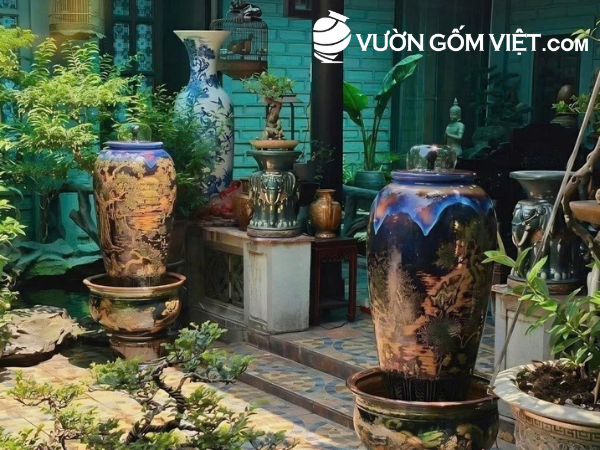 Lộc Thủy Bình tiểu cảnh sân vườn