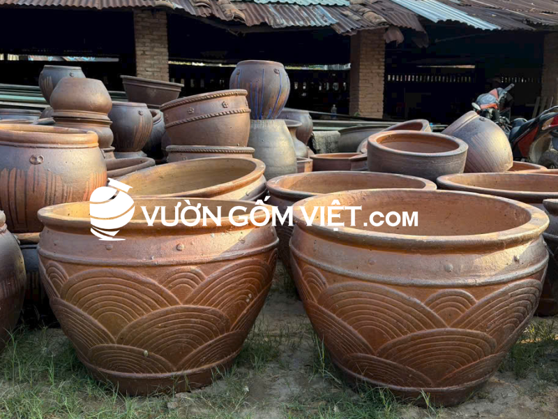 chậu đất nung cỡ lớn