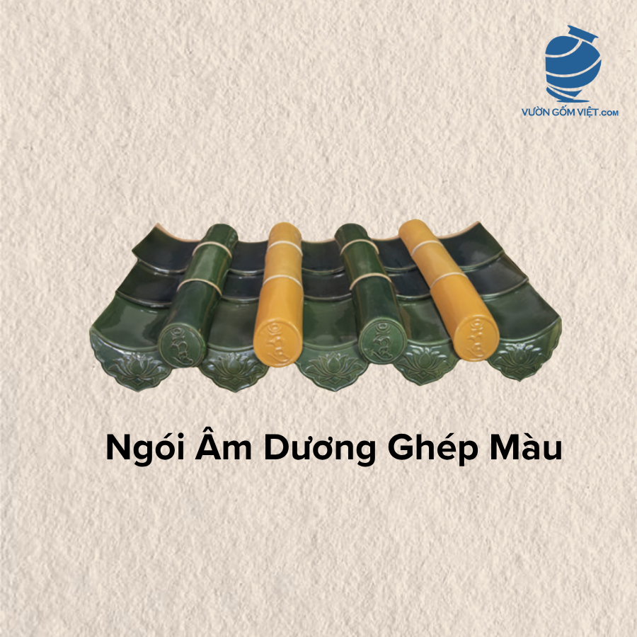 Ngói Âm Dương Ghép Màu