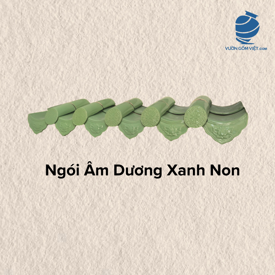 Ngói Âm Dương Xanh Non