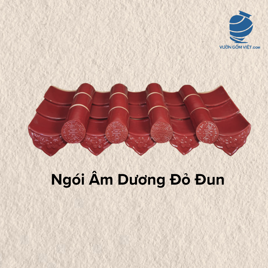 Ngói Âm Dương Đỏ Đun