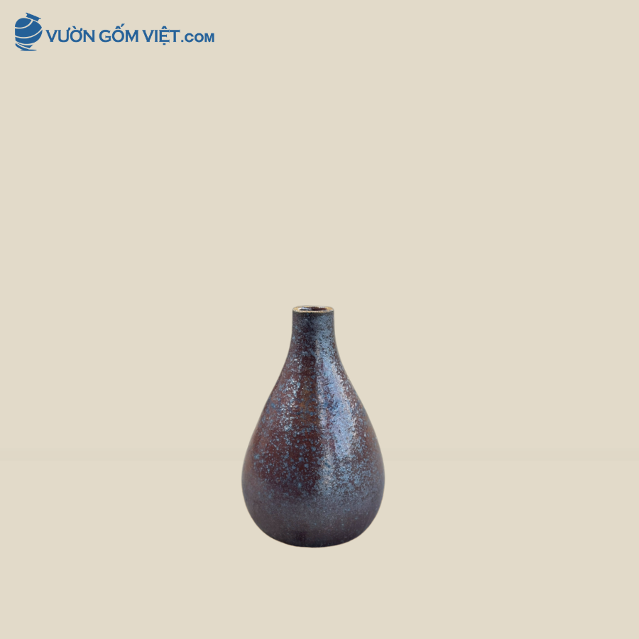 Bình Gốm Mộc Tỳ Bà Cao 27cm