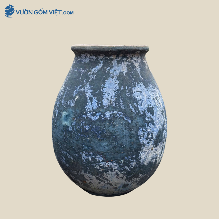 Chậu Đất Nung Dáng Vò Cao 73cm - C075