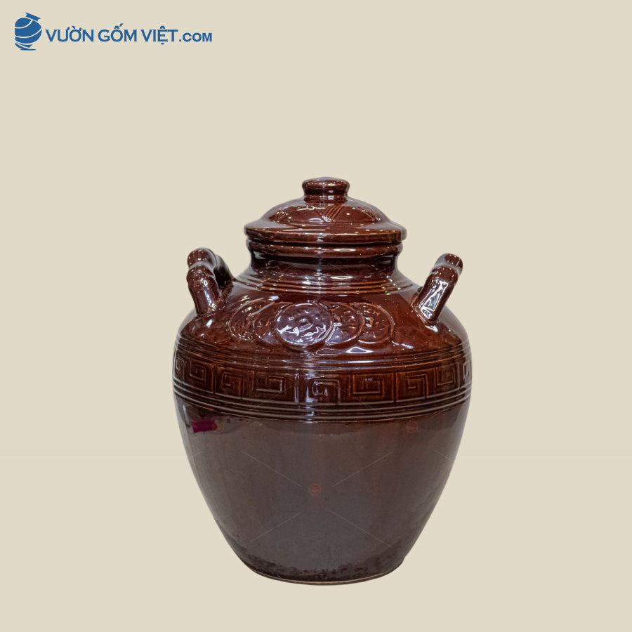 Chum Men Nâu Da Lươn 2 Quai 20 Lít