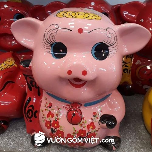 Heo đất gốm sứ 03