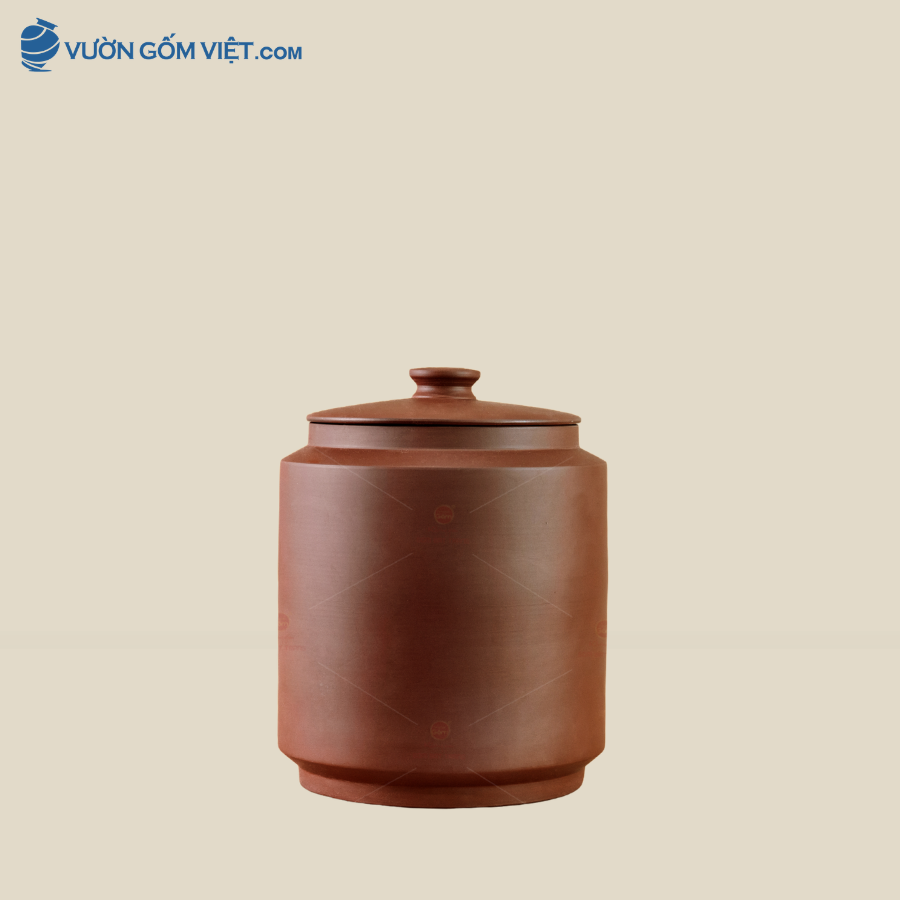 Hũ Đựng Gạo, Chum Ngâm Rượu Đất Đỏ 15 Lít