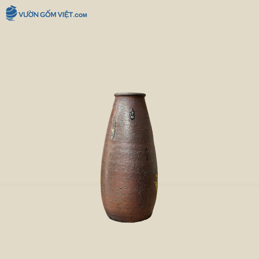 Bình Gốm Mộc Hoa Ngọc Mai Cao 40cm
