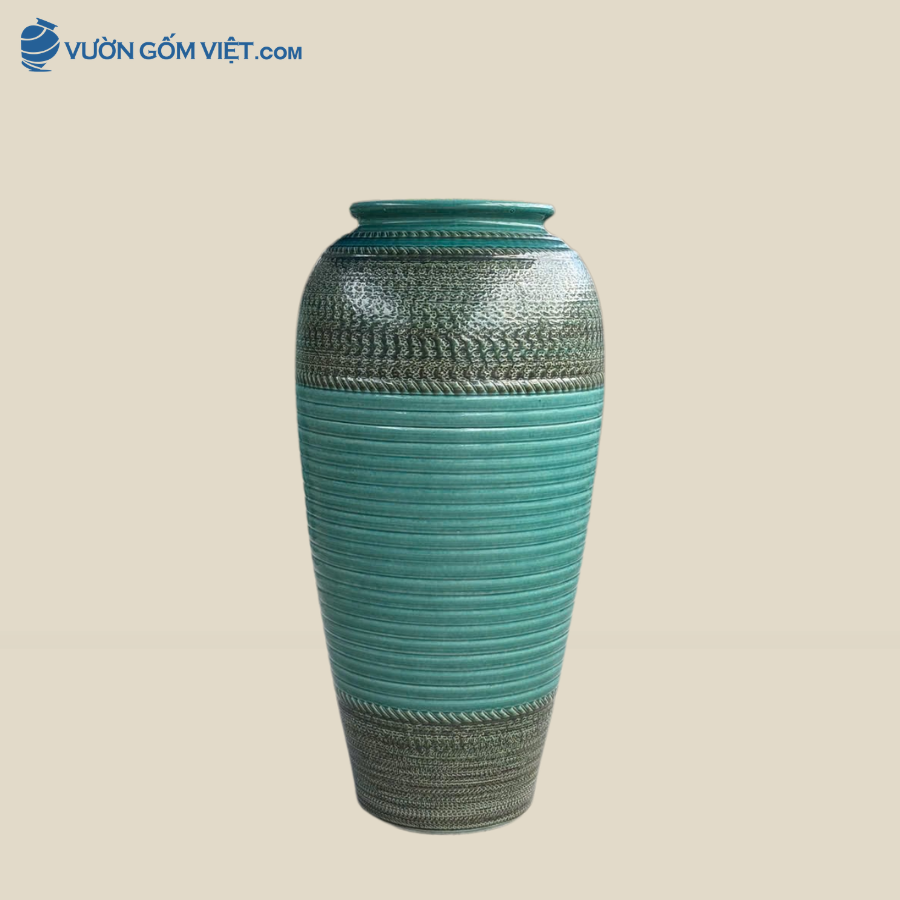 Chum Decor Màu Xanh Thổ Cẩm Cao 86cm