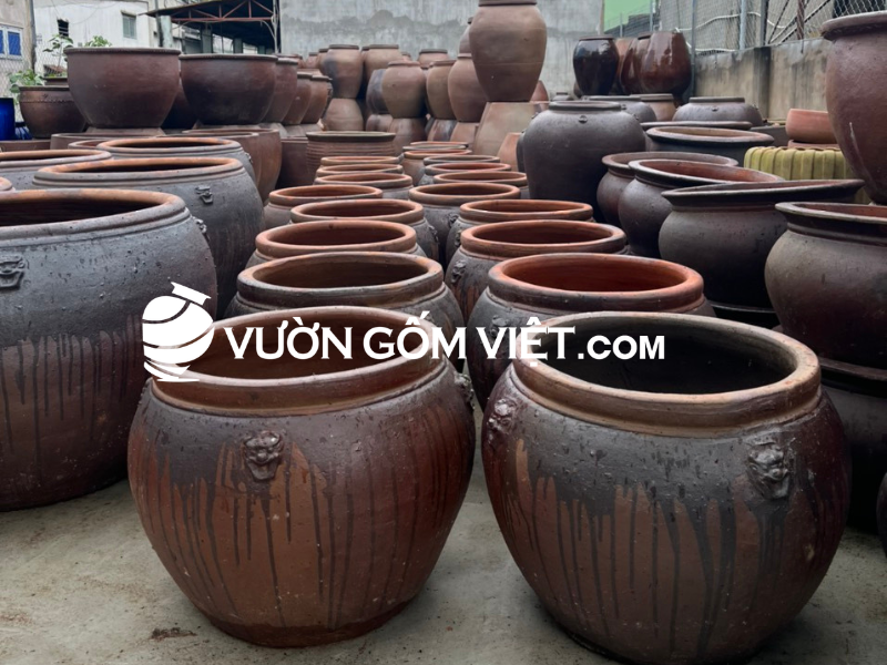 chậu trồng cây đất nung