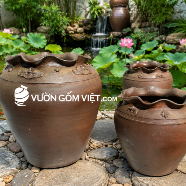 lu trồng sen nuôi cá