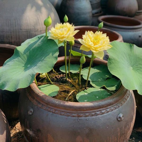 lu gốm đất nung