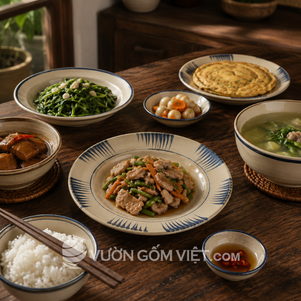 Đĩa cạn phết xanh