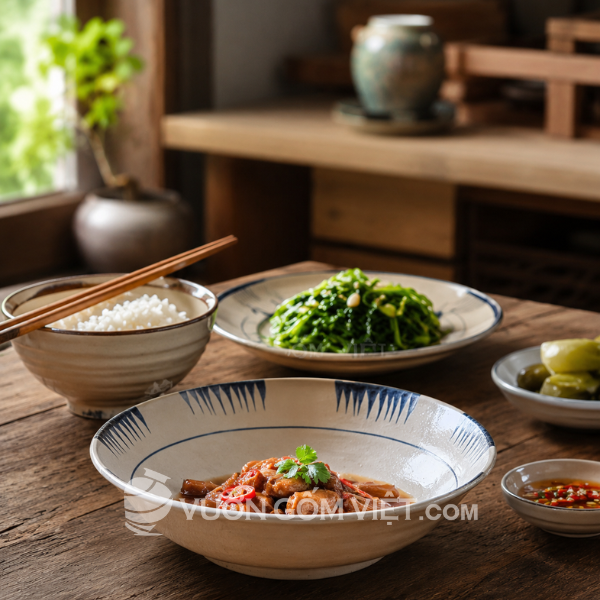 Đĩa sâu phết xanh