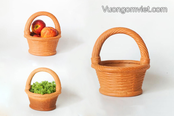 chậu đất nung bát tràng