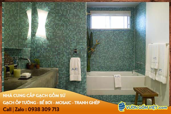 Các loại gạch mosaic ốp phòng tắm HOT nhất năm nay
