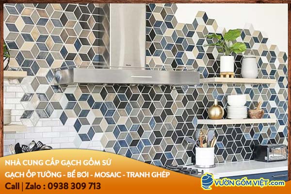 Có nên dùng gạch mosaic ốp bếp không? - Nhà cung cấp gạch trang trí