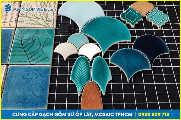 Ứng dụng của gạch gốm vảy cá trong trang trí