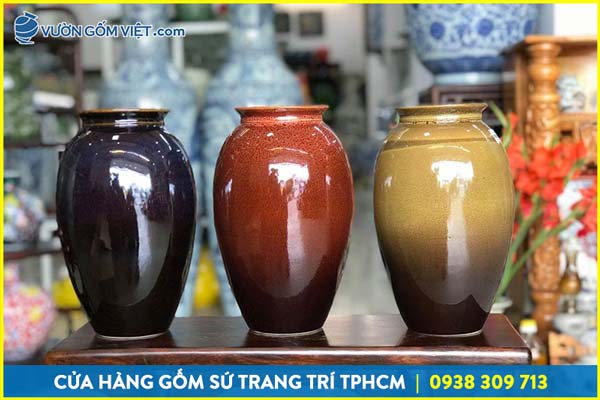 Cửa hàng bán lọ hoa gốm trang trí, gốm sứ Bát Tràng cao cấp