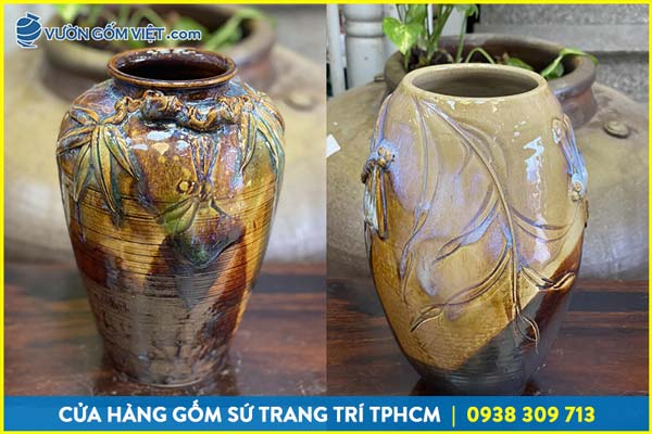 Bày trí bình hoa lọ hoa gốm sứ theo phong thủy