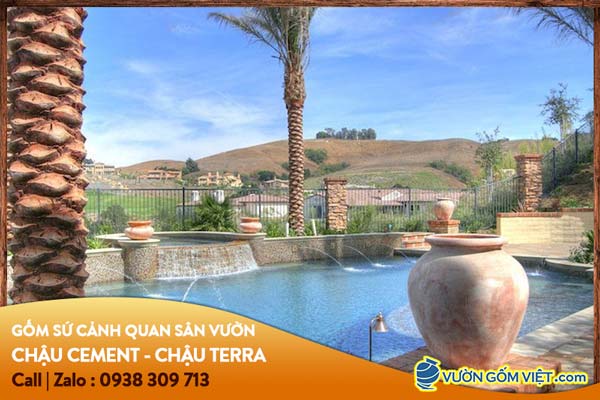 Vườn Gốm Việt chuyên cung cấp chậu cây cảnh resort khách sạn