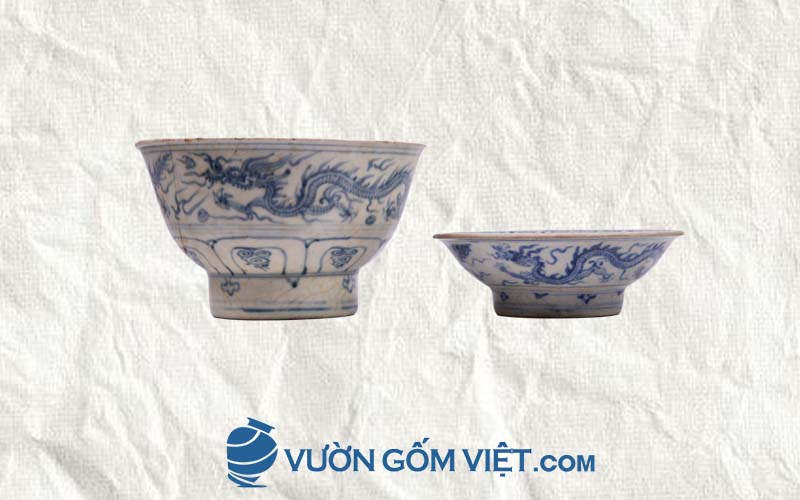 TÁC PHẨM GỐM SỨ MANG HOA VĂN DÂN GIAN PHẢN ÁNH TINH THẦN THỜI ĐẠI LÊ SƠ