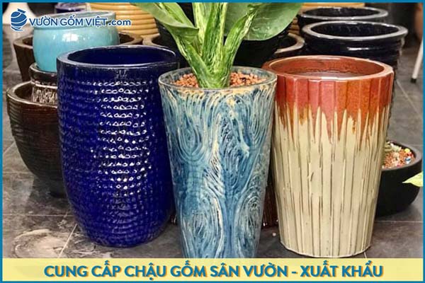 Tìm xưởng chuyên sản xuất chậu gốm xuất khẩu