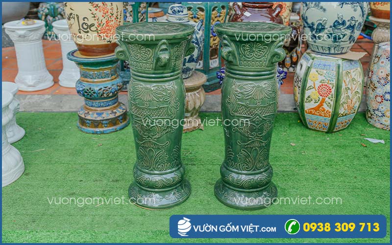 Đôn gốm sứ cao