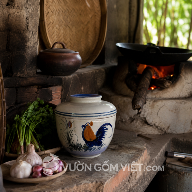 Thố Gà đựng gia vị