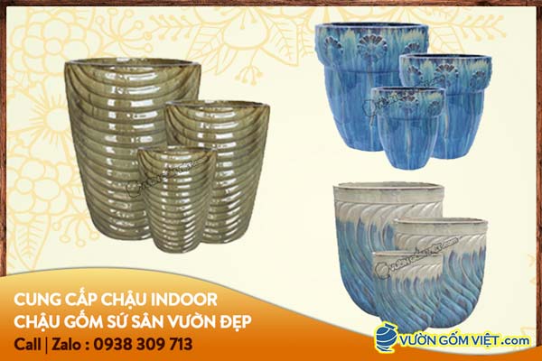 Mua chậu hoa gốm sứ Bát Tràng ngay tại TPHCM với giá siêu tốt