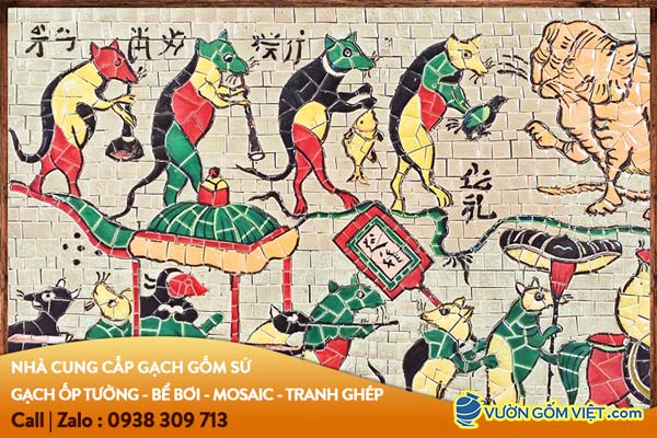 Vì sao dùng tranh gốm trang trí sân vườn trở thành xu hướng?