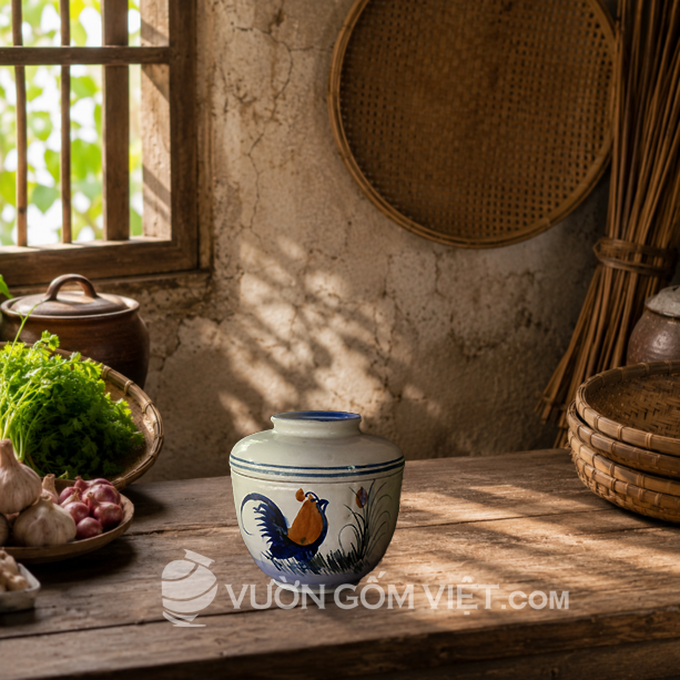 Thố Gà đựng gia vị