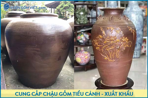 Tiểu cảnh chum vại trang trí - xu hướng nhà hàng khách sạn