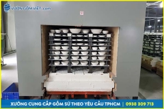 Các nhà máy sản xuất gốm sứ và quy trình sản xuất hiện đại