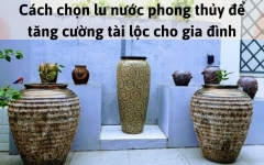 Cách chọn lu nước phong thủy để tăng cường tài lộc cho gia đình