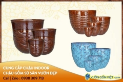 Cách mua chậu gốm sứ Bát Tràng tại TPHCM hàng xịn