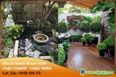 Cách trang trí sân vườn nhỏ “gây thương nhớ”