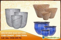 Công ty sản xuất chậu gốm sứ xuất khẩu giá tốt Tphcm