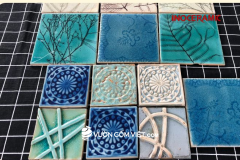 Gạch mosaic gốm cho hồ cá koi và tiểu cảnh nước