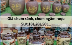 Giá chum sành, chum ngâm rượu 5Lít,10L,20L,50L…