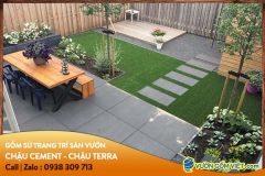 Mẹo bố trí sân vườn đẹp với đồ gốm sứ cho không gian nhỏ hẹp