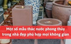 Một số mẫu thác nước phong thủy trong nhà đẹp phù hợp mọi không gian