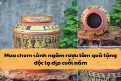 Mua chum sành ngâm rượu làm quà tặng độc lạ dịp cuối năm