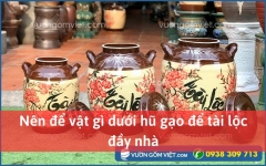 Nên để vật gì dưới hũ gạo để tài lộc đầy nhà