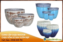 Tìm địa chỉ bán chậu gốm sứ lớn sân vườn giá tận xưởng