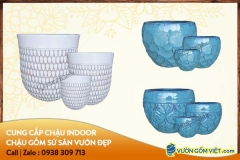 Xưởng bán sỉ chậu gốm trồng cây cảnh giá “đẹp” Tphcm